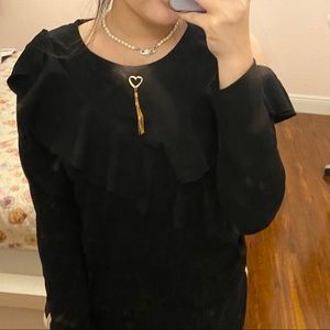 bnwot black blouse